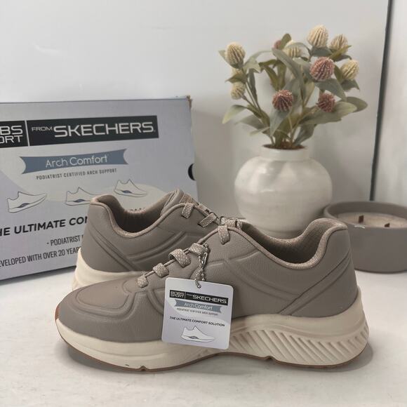 Skechers BOBS Arch Comfort B Sweet - A Bind Taupe 117560 Women 6 NWB - Picture 6 of 10